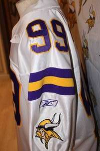 lot 147 image: Vikings NFL Erasmus James #99 Jersey