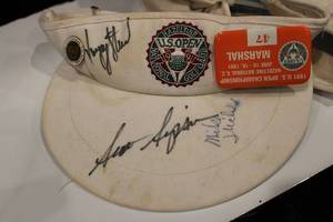 lot 161 image: Vinatge Autographed Sports Hats