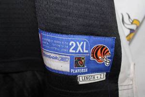 lot 159 image: Reebok Bengals Chad Johnson #85 Jersey