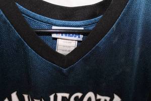 lot 163 image: MN Timberwolves Rubio Jersey