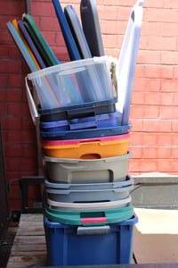lot 174 image: Lot of Totes wLids