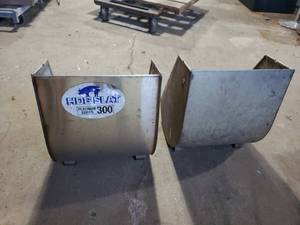 2 Stainless Steel Hog Slat Crate Feeders