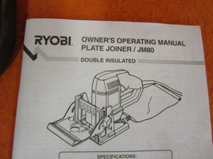 Ryobi Plate Joiner