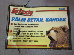 Grizzly Detail Sander