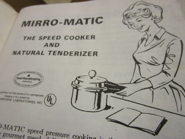 Vintage Mirro-Matic 22 Qt Aluminum Speed Pressure Cooker Canner M