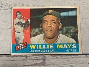 1960 Willie Mays Baseball Card