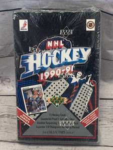 1990-91 Upper Deck Hockey High Series Sealed Box