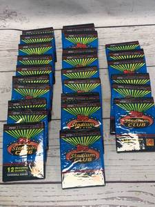 Lot of 26 Packs 1991 Topps Stadium Baseball Cards