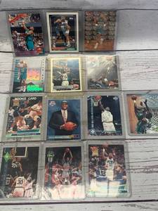 Lot of 13 Alonzo Mourning Vintage Cards