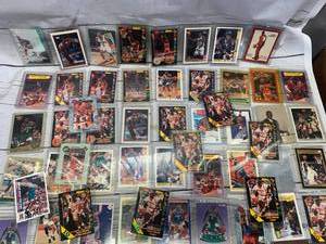 Lot of 53 Larry Johnson Basketball Cards