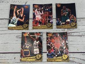 1992-93 Fleer Ultra NBA Award Winners 5 Card Set
