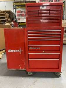 SNAP-ON 3 piece tool chest.  Models 59 B, KR 380 E and unknown