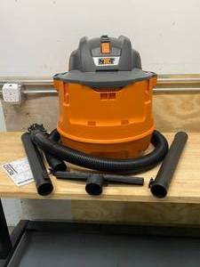 RIGID 14 Gal. 6.0-Peak HP NXT WetDry Shop Vacuum with Filter, Hose and Accessories