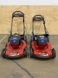 TORO Lot of 2 Recycler 22 in. 60-Volt Lithium-Ion Cordless Battery Walk Behind Personal Pace Mower