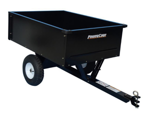 POWER CARER 10 cu. ft. Lawn Mower Dump Cart with Wheels