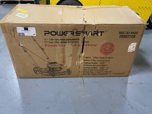 POWERSMART 21 In. 170 cc Gas 2-in-1 Walk Behind Push Lawn Mower