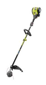 RYOBI 4-Cycle 30cc Attachment Capable Straight Shaft Gas Trimmer