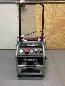 HUSKY 4.5 Gal. Portable Electric-Powered Silent Air Compressor