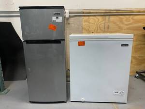 MAGIC CHEF Mini Fridge and  MAGIC CHEF Chest Freezer