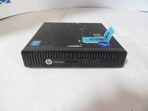 lot 6 image: HP&nbspEliteDesk 800 G1 DM&nbspINTEL(R) CORE(TM) I5-4590T CPU  2.00GHZ 8GB RAM 500 GB HD &nbspno charger