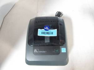 lot 9 image: Zebra GX420T Printer wpower cord