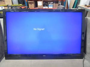 lot 25 image: 55 in NEC HD TV scratches on front