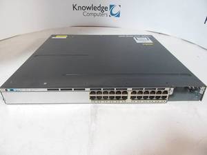lot 75 image: WS-C3750X-24T-S Cisco 24 Port Switch