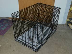Black Wire Dog Kennel