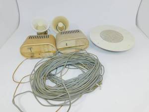 Vintage Fanon-Masco Small Talk Intercom Desk Speaker FX-2  Lights