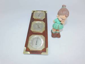 Barometer  Ceramic Figurine