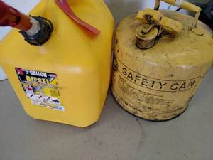 lot 29 image: (2) 5 Gallon Diesel Cans...