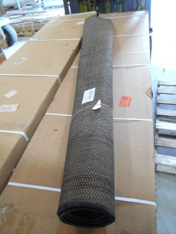 lot 55 image: Border BlackBrown 5 ft. 3 in. x 7 ft. IndoorOutdoor Area Rug