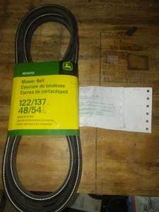 lot 28 image: John Deere Vbelt 48 inch mower deck  M110312