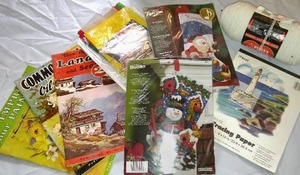 lot 212 image: Large Lot of Paint Book and Craft Supplies  New craft kits and more