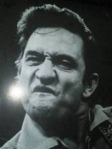 lot 91 image: Rare framed Johnny Cash poster