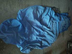 lot 112 image: 15 foot Blue Boat Cover