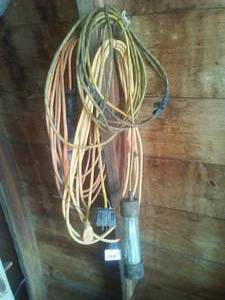 lot 144 image: Extension cord trouble lights.