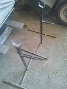 lot 140 image: Stands for Snowmobile etc.