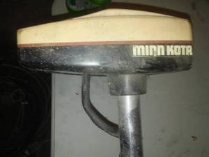 lot 177 image: Minn Kota trolling motor.