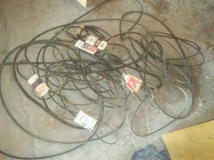 lot 191 image: V belts dozens- new & Used.