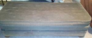 lot 503 image: Vintage Green Corduroy Trundle Sleeper.