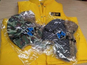 lot 541 image: New X1 Vest and Fur lined hood hat (2).