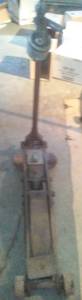 lot 318 image: 1940s Blackhawk floor hoist Jack.$500 on ebay