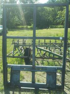 lot 127 image: Skid steer bale fork.