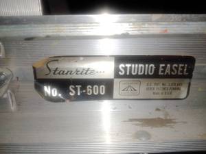 lot 454 image: Aluminum Professional Artist Easel