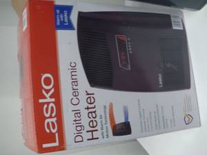 lot 45 image: LASKO CC13652 Electric Digital Ceramic Heater with Warm Air Motion Technology-Open Box