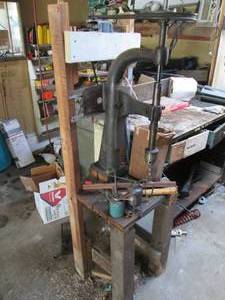 lot 2 image: Motorized Drill Press...