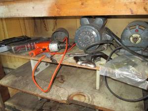 lot 18 image: Lot of Motors & Power Tools See Ph...