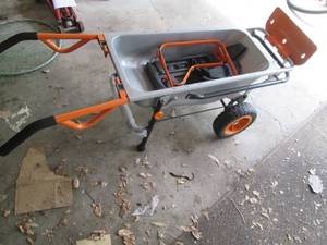 lot 36 image: Worx Utility WheelbarrowHand Truck...