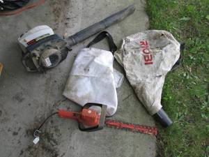 lot 110 image: Ryobi Leaf Blower & McGraw-Edison H...